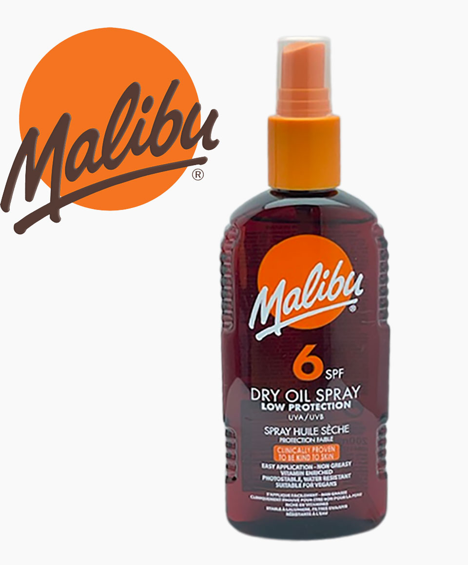 Malibu Low Protection Dry Oil Spray With SPF6