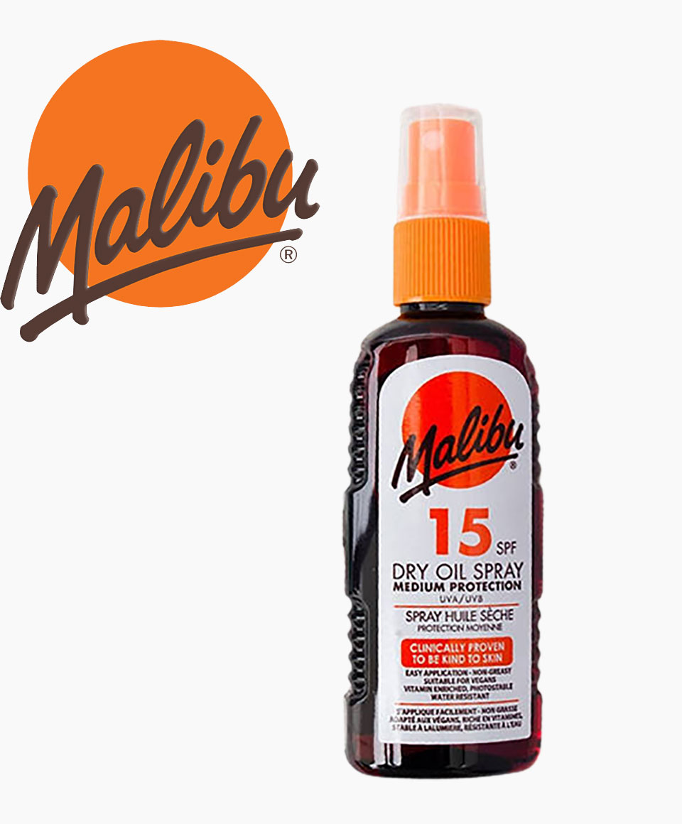 Malibu Dry Oil Spray With SPF15