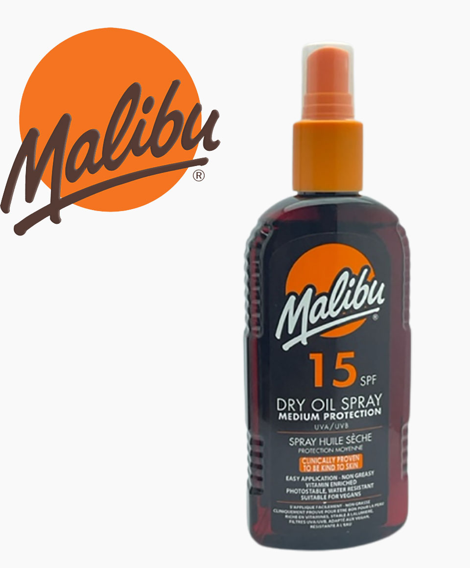 Malibu Dry Oil Spray With SPF15