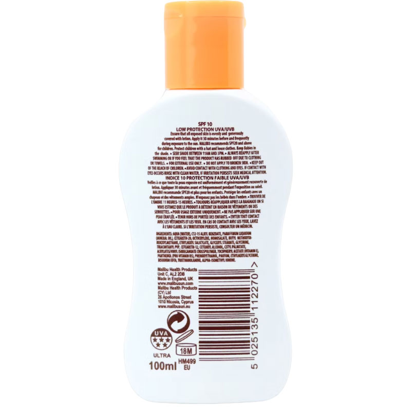 Malibu Low Protection Lotion 10SPF