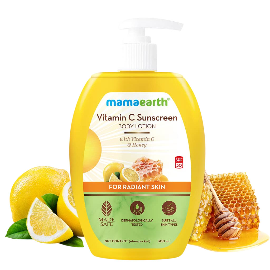Vitamin C And Honey Vitamin C Sunscreen Body Lotion For Radiant Skin