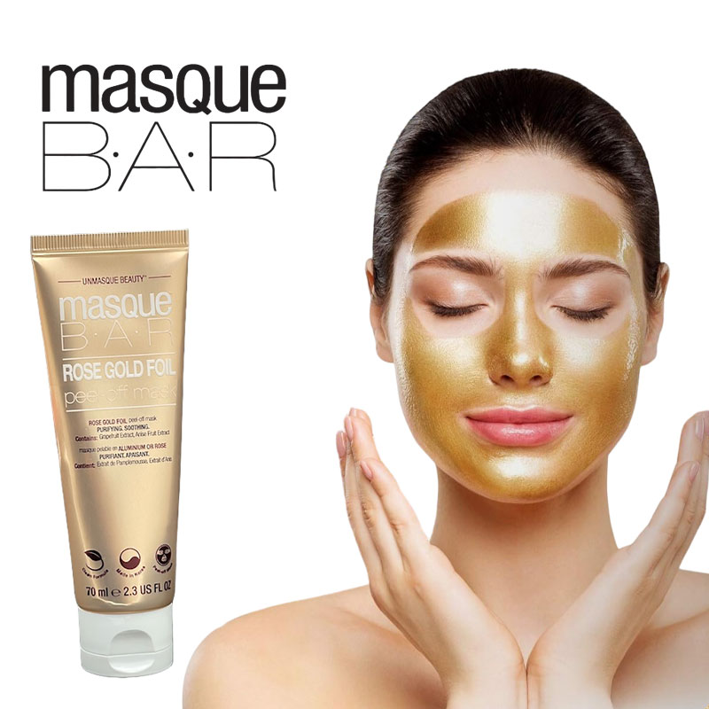 Masque Bar Rose Gold Foil Peel Off Mask