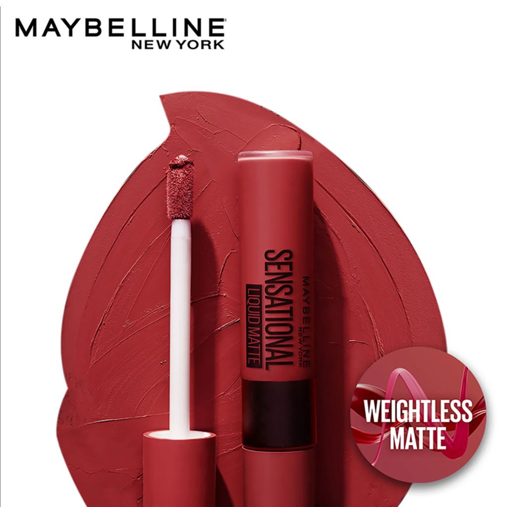 Sensational Liquid Matte Lipstick 03 Flush It Red