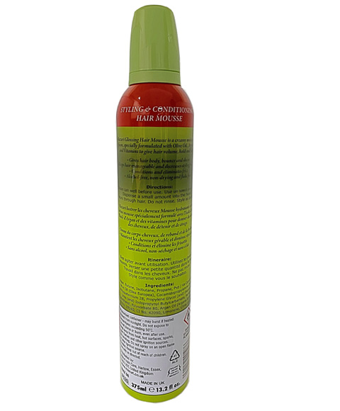 Olive Oil Styling And Conditioning Hair Mousse