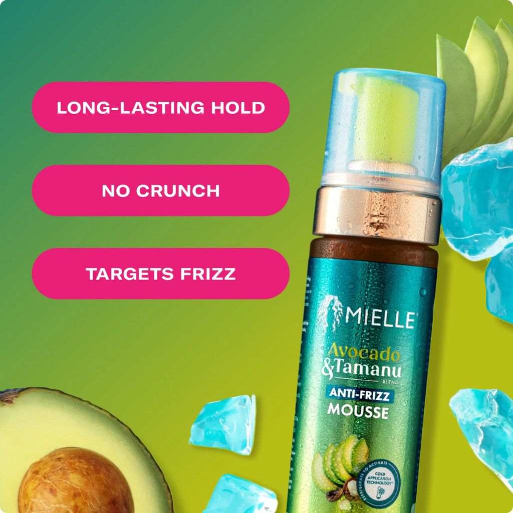 Avocado And Tamanu Anti Frizz Hair Mousse