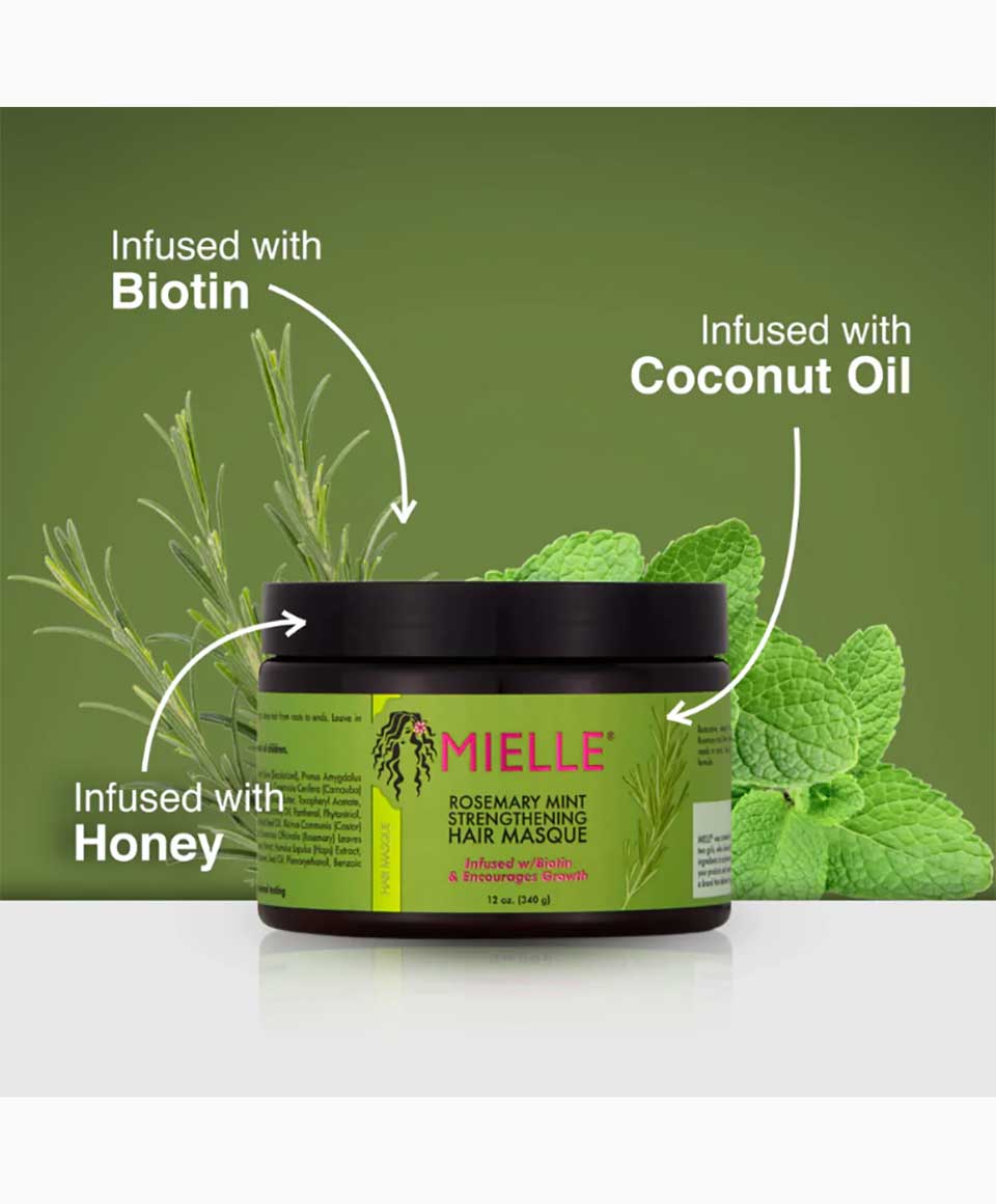 Mielle's Rosemary Mint Strengthening Hair Masque - LEARN MORE