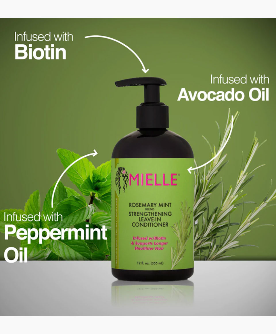  Mielle's Rosemary Mint Strengthening Leave-In Conditioner