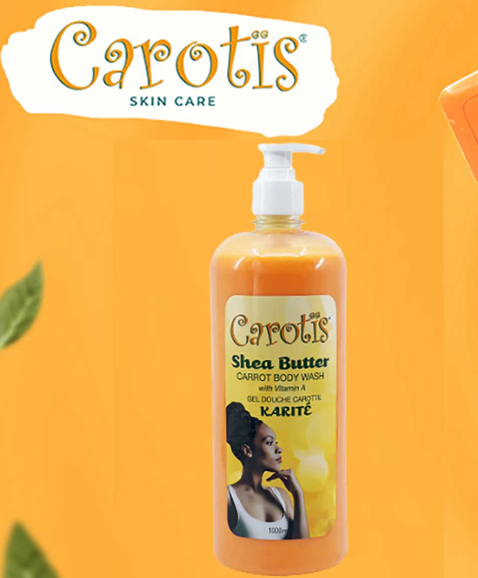Carotis Shea Butter Carrot Body Wash With Vitamin A