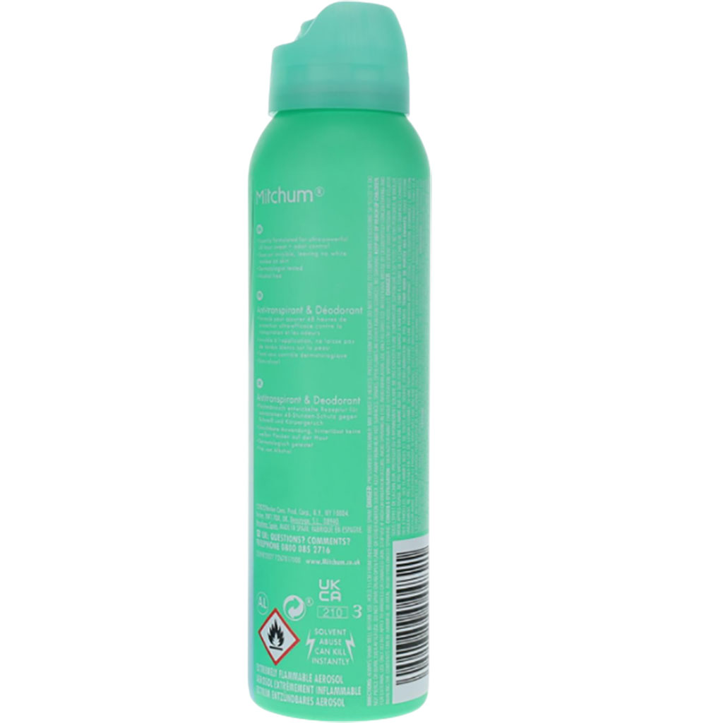 Mitchum Women 48H Protection Unscented Deodorant Spray