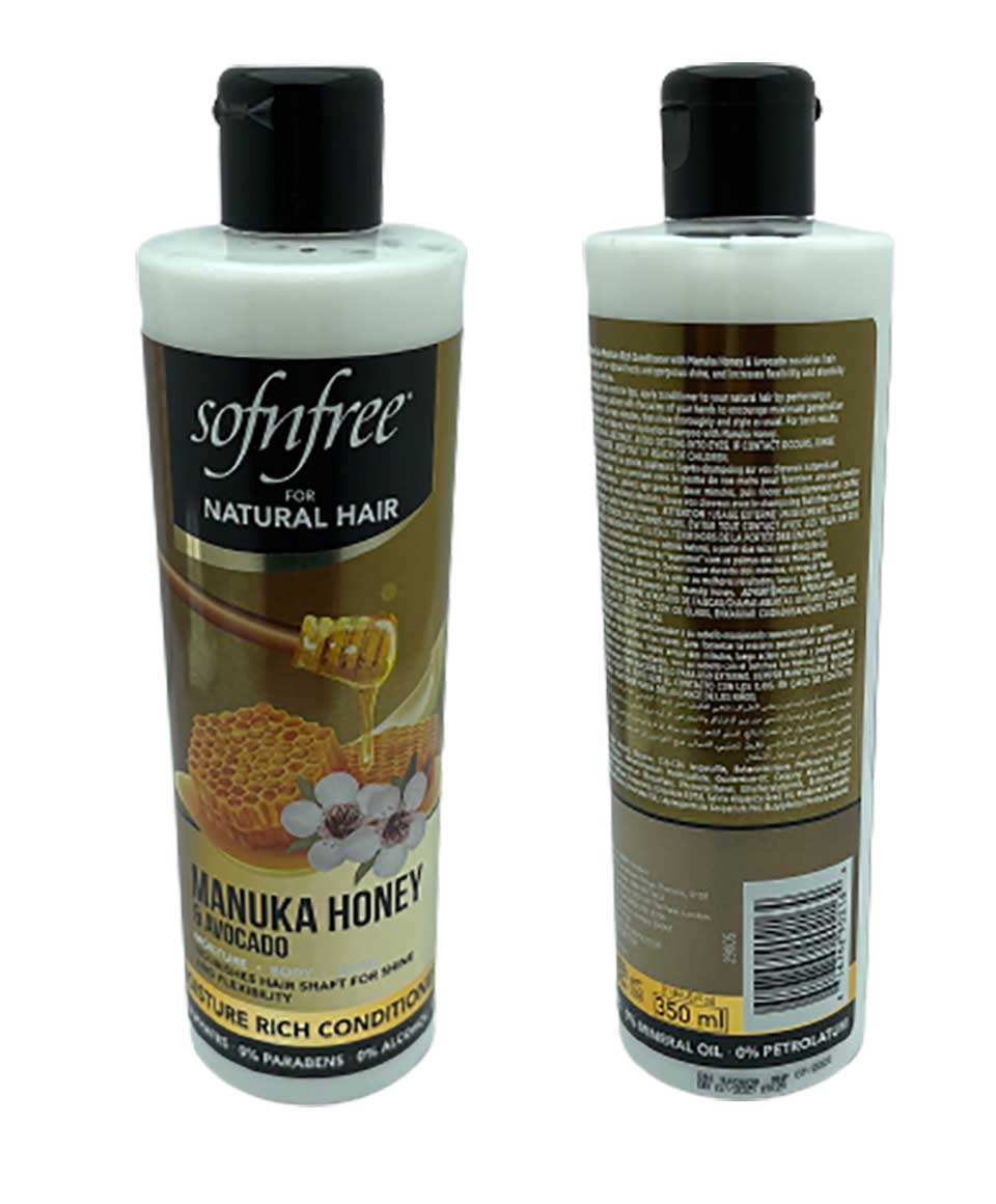 Sof N Free Manuka Honey And Avocado Moisture Rich Conditioner
