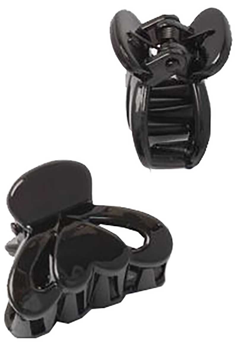 Black Heart Detail Clamps 7703