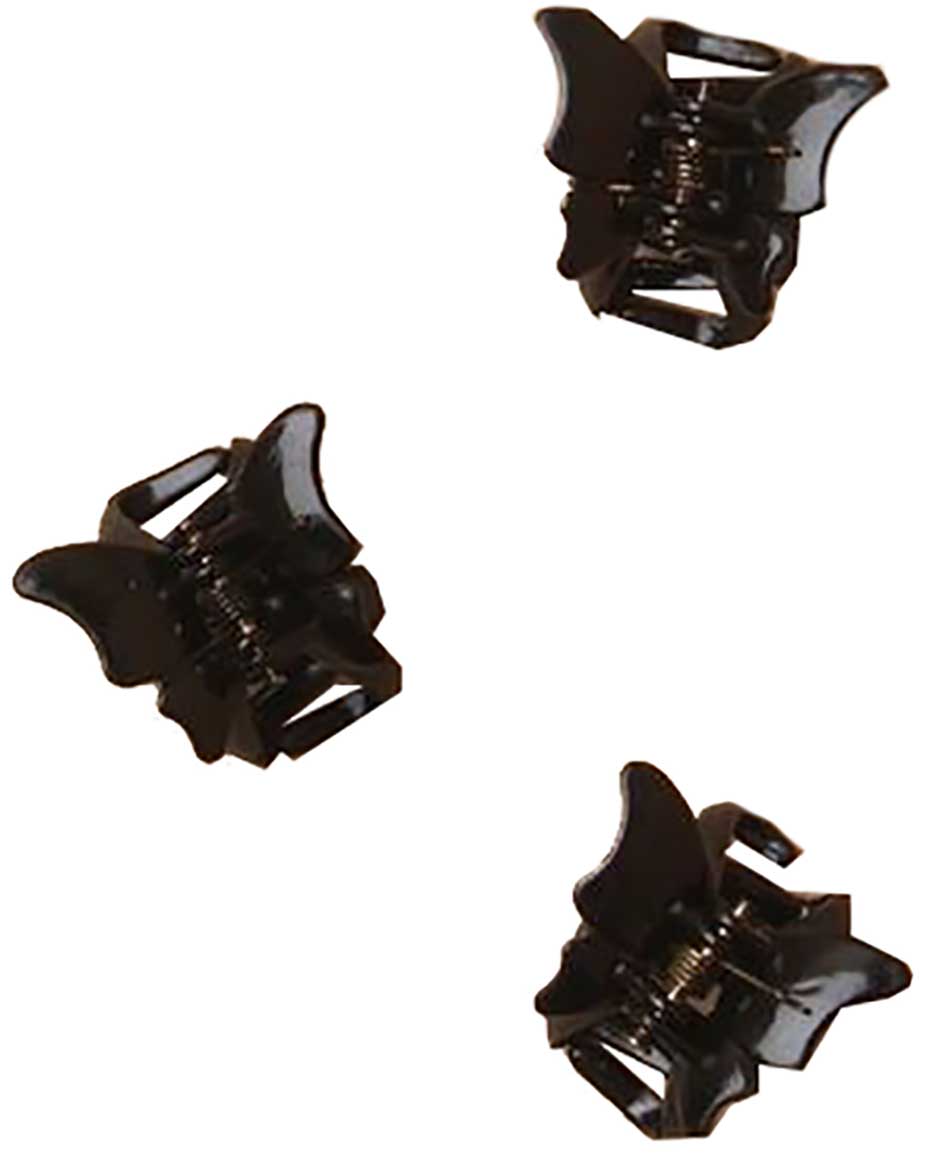 Black Butterfly Mini Clamps 8314