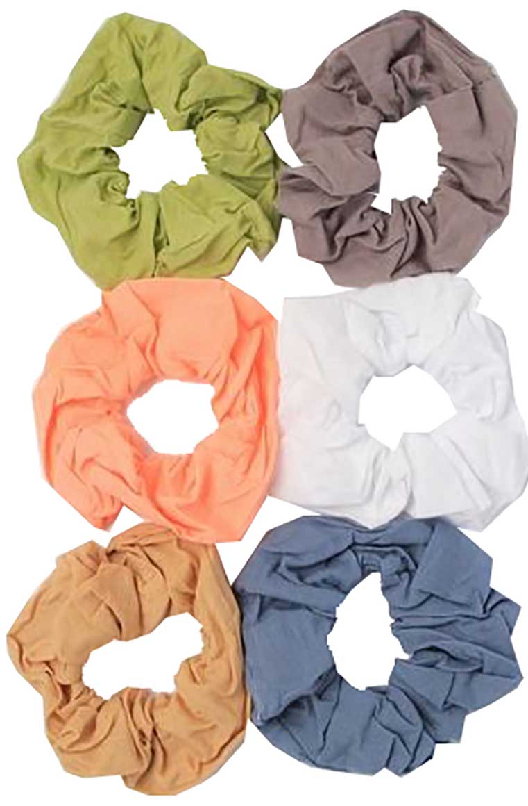 Cotton Hair Scrunchies 7486