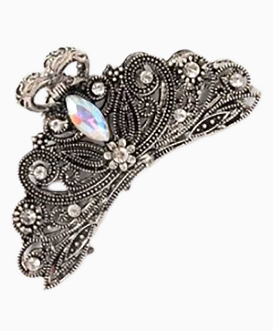 Vintage Style Ornate Filigree Clamp 7757