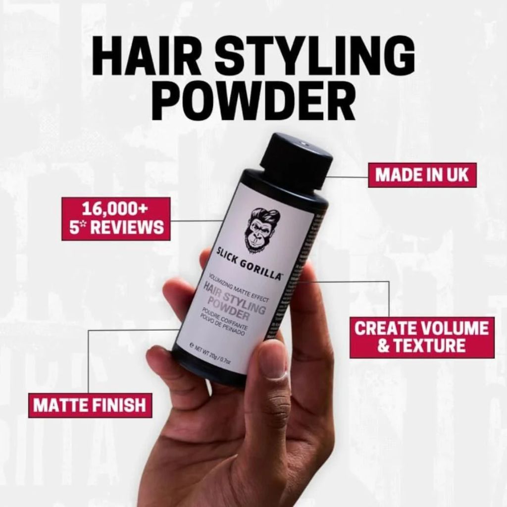 Slick Gorilla Volumizing Matte Effect Hair Styling Powder
