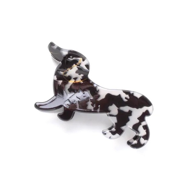 Dapple Dachshund Dog Shaped Clamp 9743