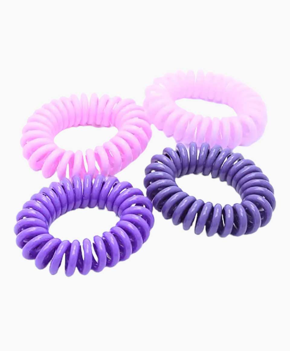 Spiral Hair Bobble Grips Assorted 8782