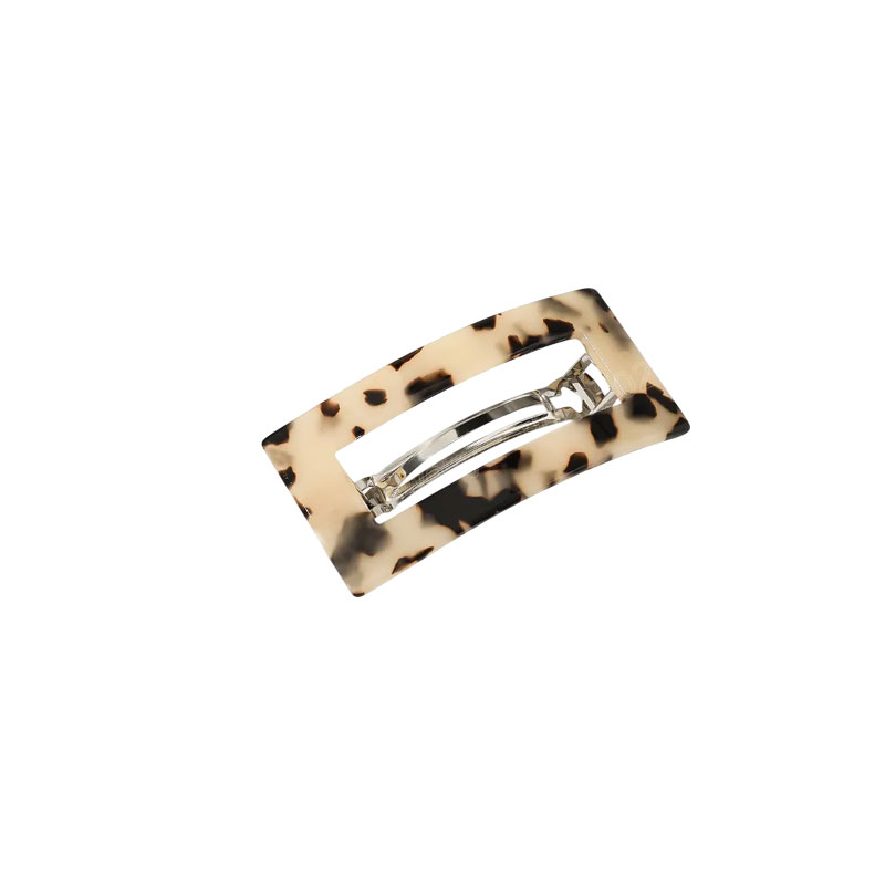 Open Rectangular Style French Tort Barrette Clip