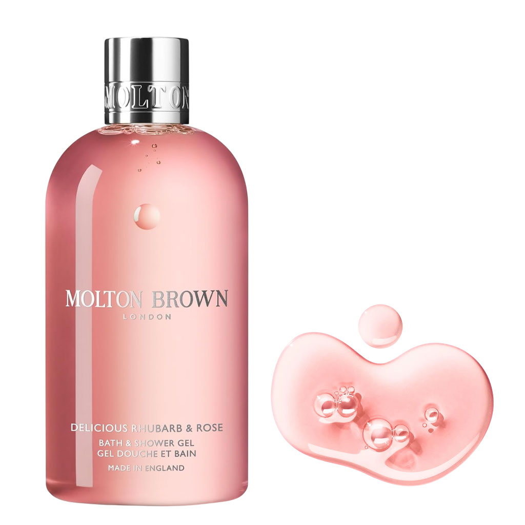 Delicious Rhubarb Rose Bath And Shower Gel