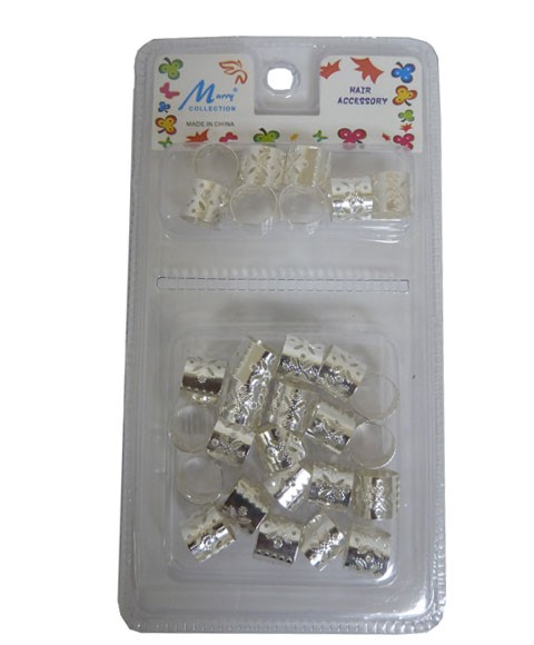 Murry Collection Metal Tube Clip Silver MC43S