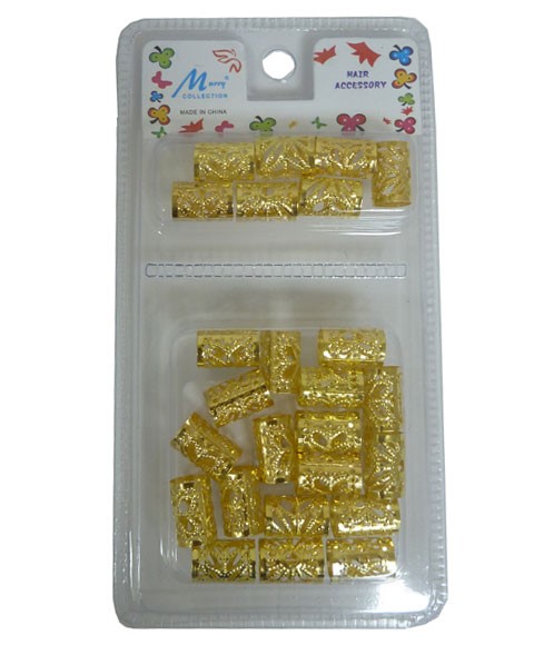Murry Collection Metal Tube Clip Gold MC44G