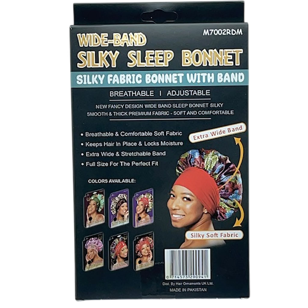Silky Sleep Extra Wide Band Bonnet M7002RDM