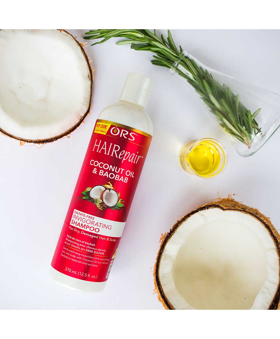 ORS Hairepair Coconut Oil And Baobab Invigorating Shampoo