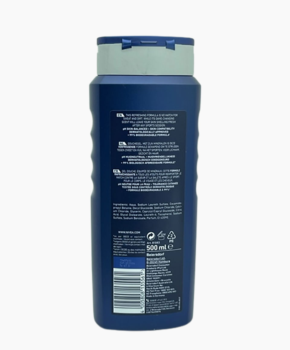 Nivea Men Sport 3 In 1 Fresh Effect Shower Gel | Nivea | N
