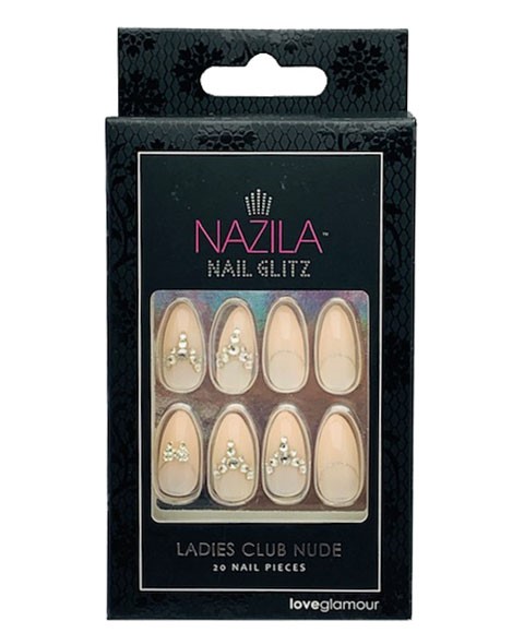 Nail Glitz Love Glamour Ladies Club Nude