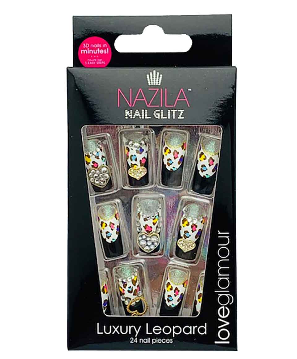 Nail Glitz Love Glamour Luxury Leopard