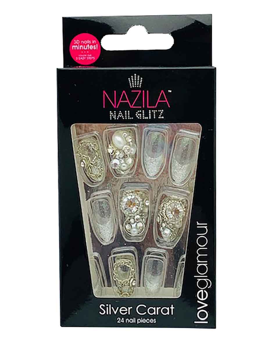 Nail Glitz Love Glamour Silver Carat