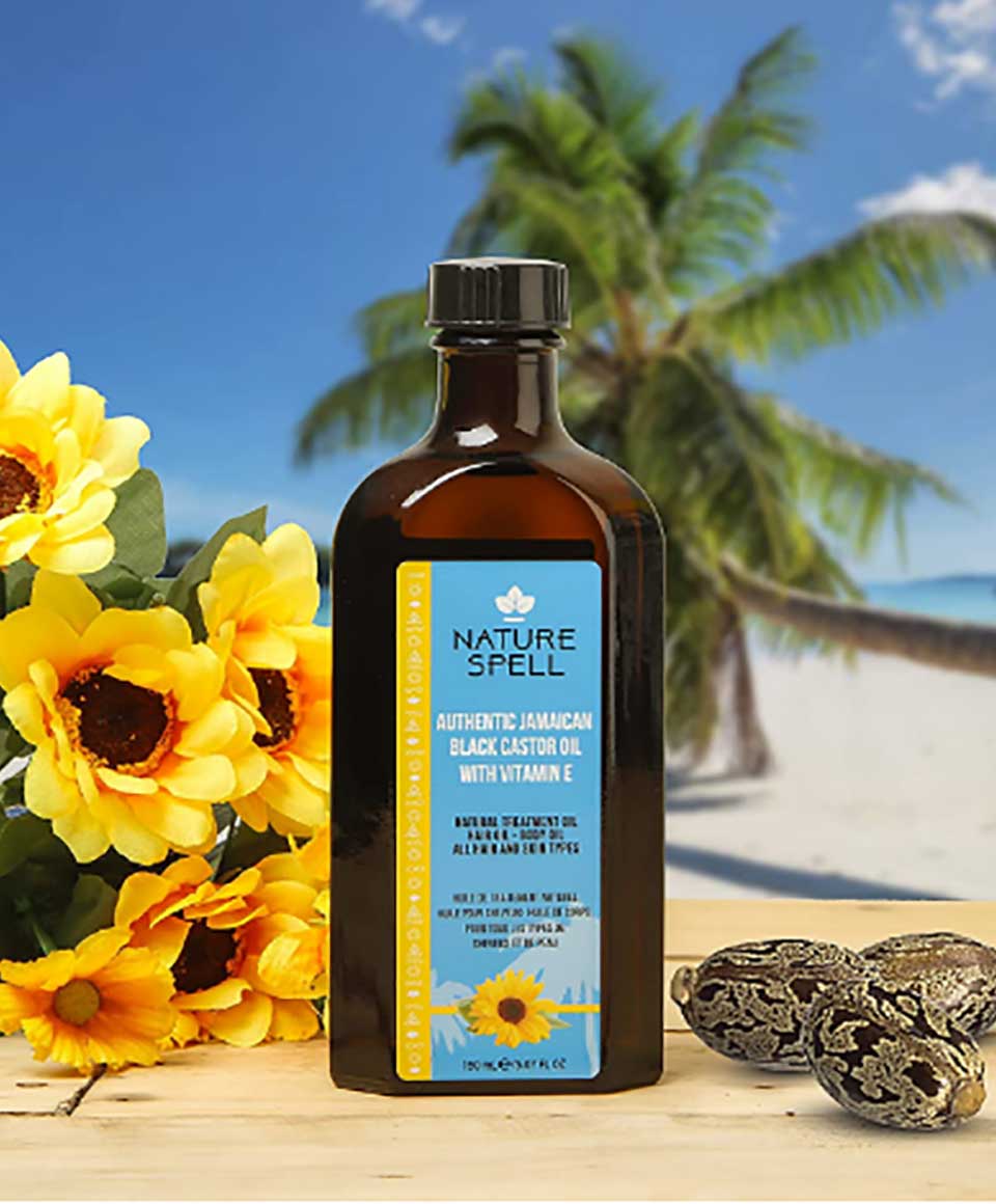 Authentic Jamaican Black Castor Oil With Vitamin E