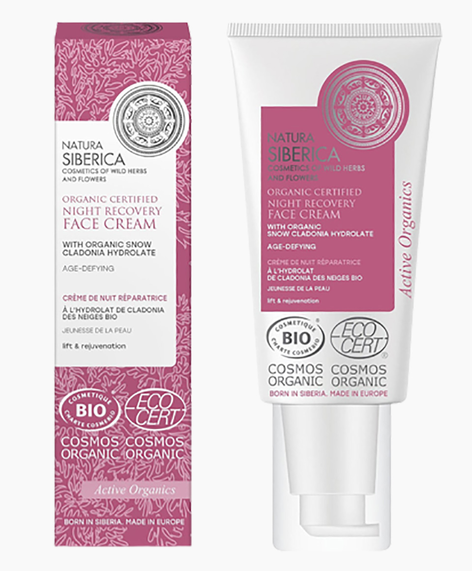 Organic Night Recovery Face Cream