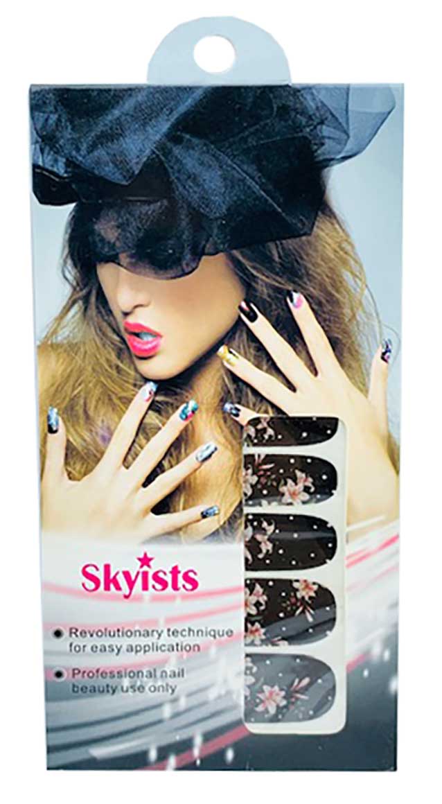 Skyists Flower Pattern Nail Stickers