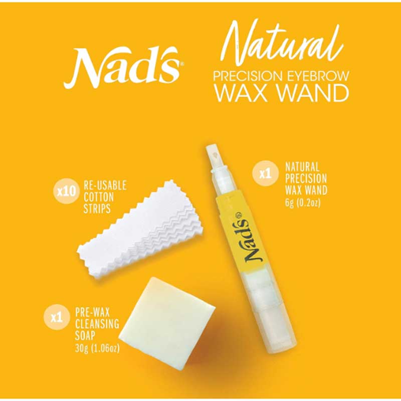 Nads Natural Precision Eyebrow Wax Wand Nads, Hair Remov
