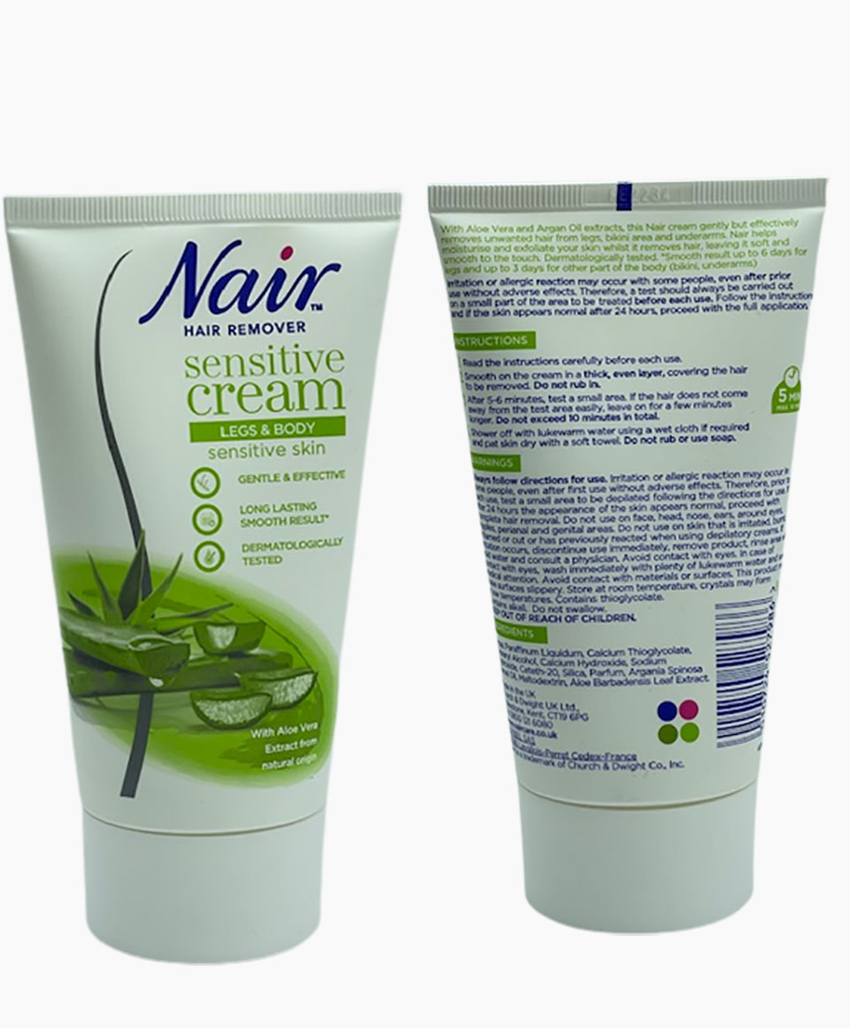 Nair Legs And Body Hair Remover Sensitive Cream