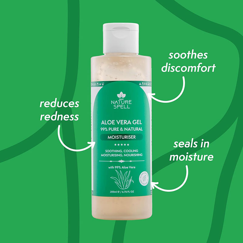 Nature Spell Pure And Natural Aloe Vera Gel Moisturiser