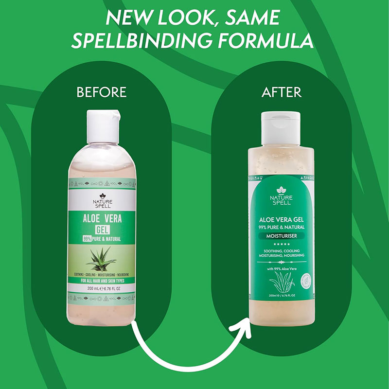 Nature Spell Pure And Natural Aloe Vera Gel Moisturiser