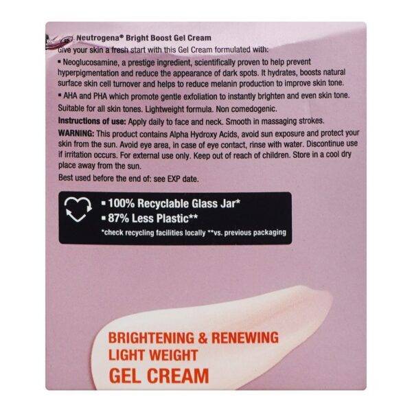 Bright Boost Neoglucosamine AHA PHA Gel Cream