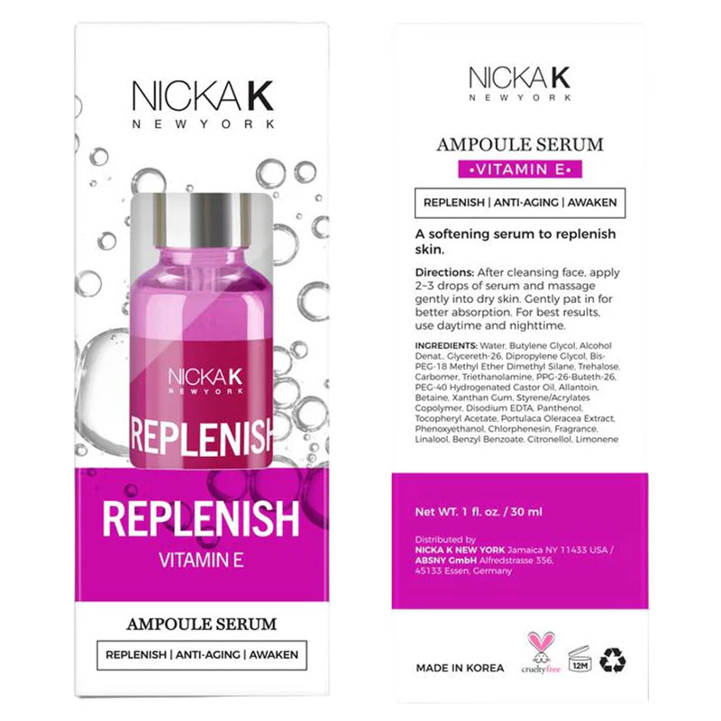 Nicka K Replenish Vitamin E Ampoule Serum