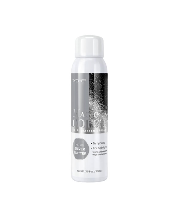 Tyche Magic Color Hair Glitter Spray Silver Glitter