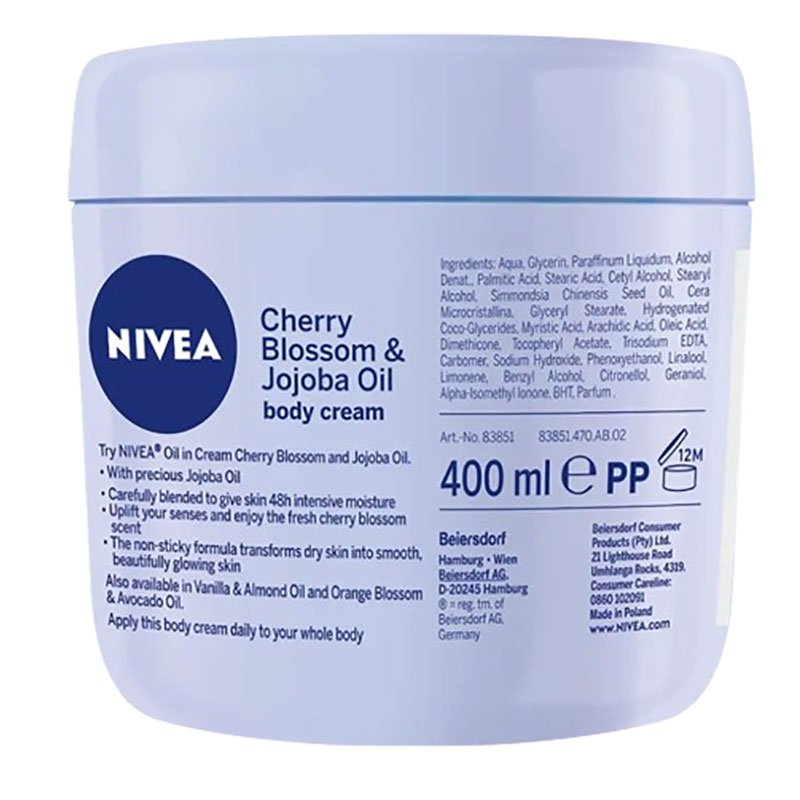 Nivea Cherry Blossom And Jojoba Oil Body Cream