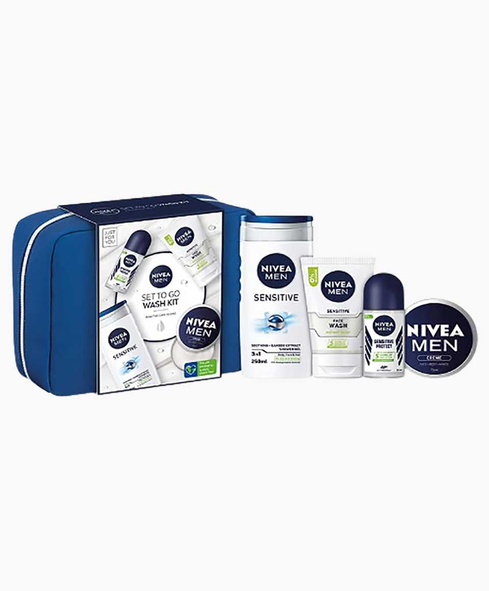 Nivea Men Set To Go Wash Gift Set