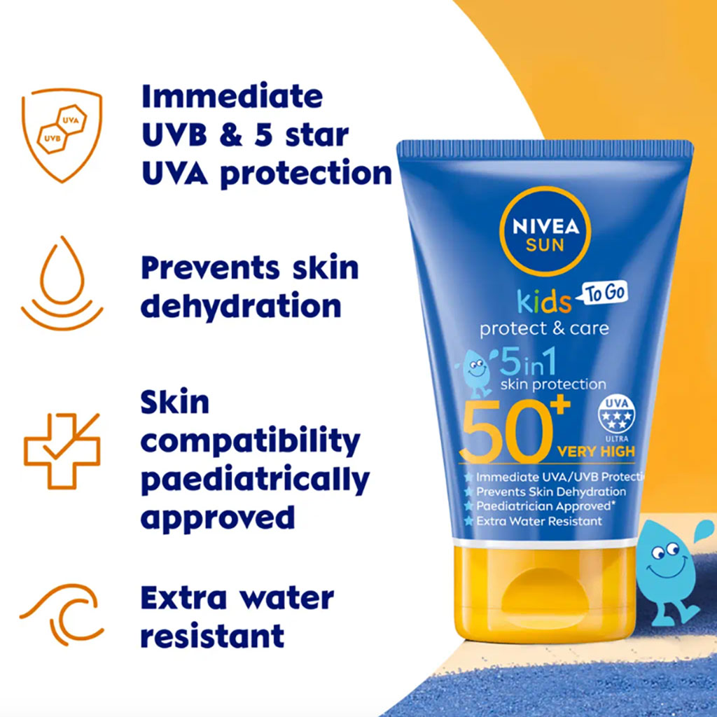Sun Kids Protect And Care 5 In 1 Cream 50 SPF