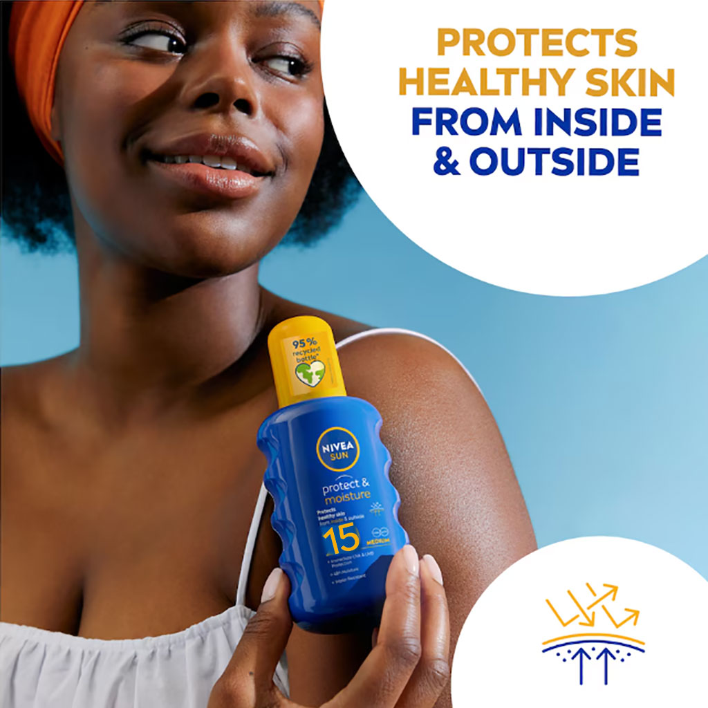 Sun Protect And Moisture Medium Spray 15 SPF
