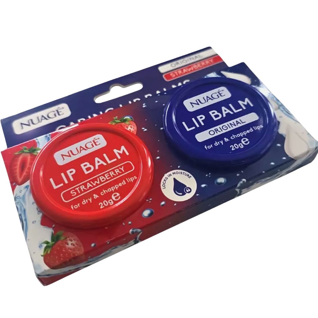 Nuage Twin Pack Caring Lip Balms