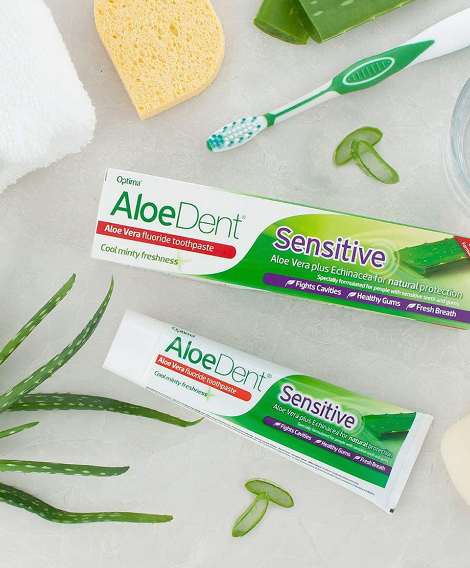 Aloedent Sensitive Aloe Vera Fluoride Toothpaste