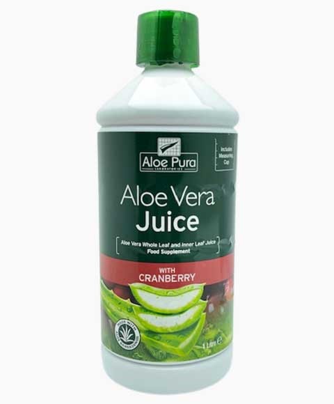 Aloe Pura Aloe Vera Juice Cranberry Flavour