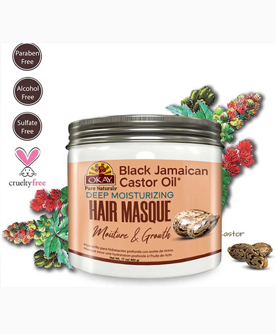 Okay Black Jamaican Castor Oil Deep Moisturizing Hair Masque