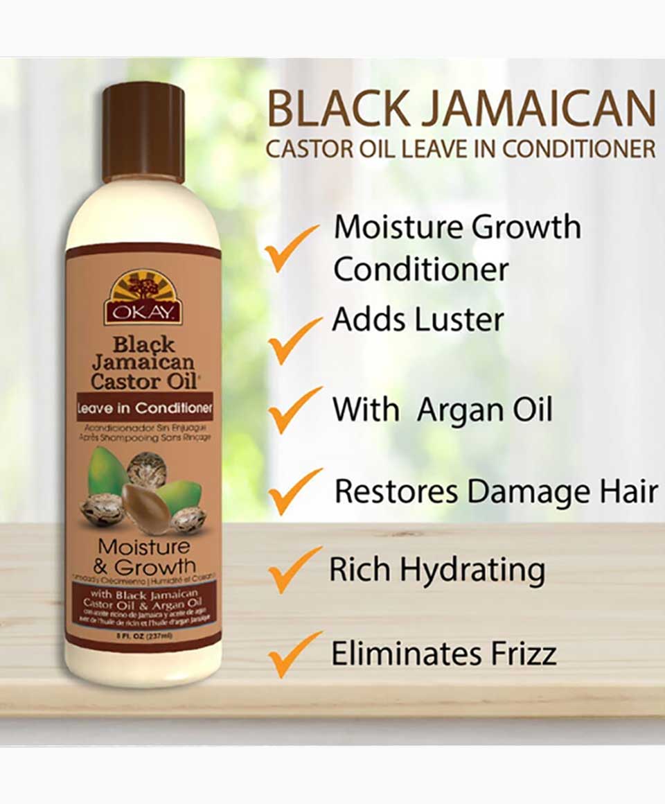 Okay Black Jamaican Castor Oil Leave In Conditioner